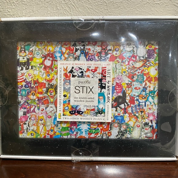 Other - Puzzle Stix, Two Sided Wooden Sticks Puzzle
